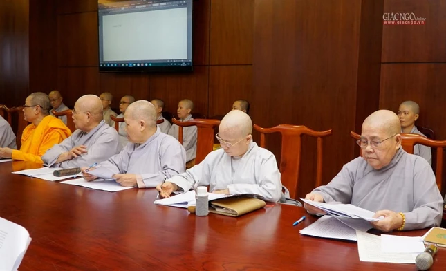 Đây là buổi họp đầu tiên của Phân ban Ni giới TP.HCM nhiệm kỳ 2022-2027