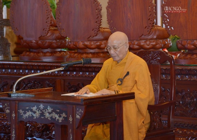 Hòa thượng Thích Minh Thông trùng tuyên giới luật Đức Phật chế định