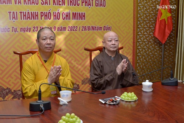 Hòa thượng Thích Lệ Trang cùng Thượng tọa Thích Thọ Lạc