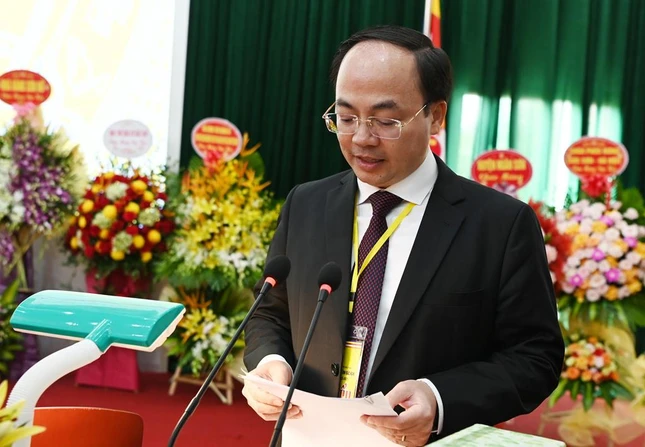 Ông Nguyễn Đăng Bình phát biểu tại đại hội