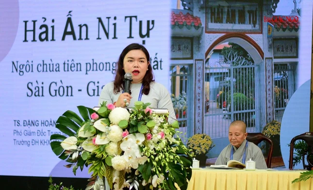 TS.Đặng Hoàng Lan “Hải Ấn tự - ngôi chùa Ni tiên phong trên đất Sài Gòn - Gia Định”