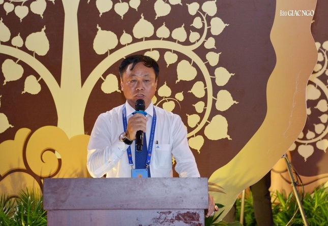 Ông Trà Quang Thanh phát biểu tại buổi lễ