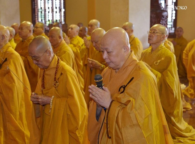 Hòa thượng Thích Lệ Trang truy tán công hạnh của Đức Đệ tam Pháp chủ GHPGVN