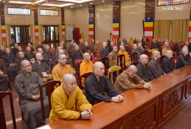 Chư tôn đức Ban Trị sự TP.HCM, TP.Thủ Đức, 21 quận huyện tham dự Chư tôn đức Ban Trị sự TP.HCM, TP.Thủ Đức, 21 quận huyện tham dự