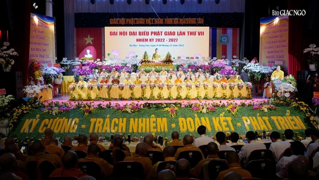 Đại hội đã suy cử tân Ban Trị sự GHPGVN tỉnh Bà Rịa - Vũng Tàu nhiệm kỳ 2022-2027