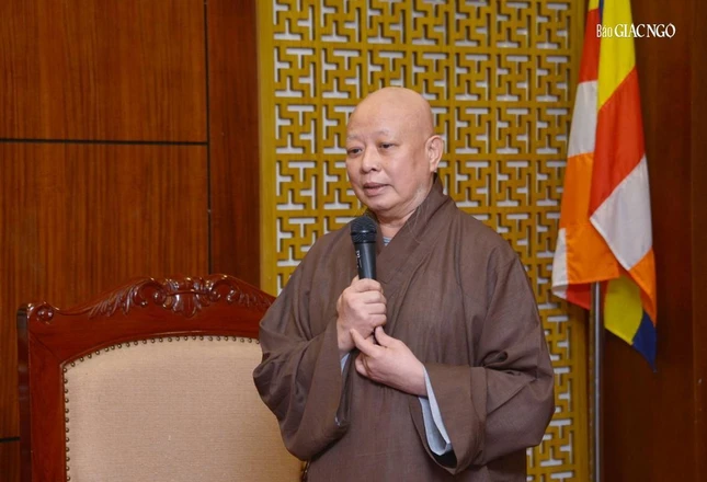 Hòa thượng Thích Lệ Trang cảm ơn lãnh đạo Ban Tôn giáo TP.HCM Hòa thượng Thích Lệ Trang cảm ơn lãnh đạo Ban Tôn giáo TP.HCM