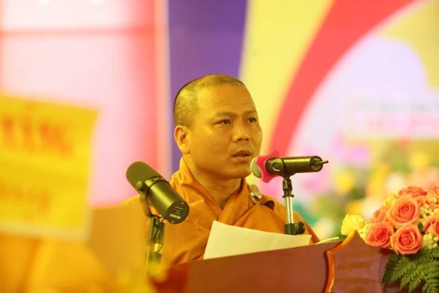 Đại đức Thích Đồng Dũng, trú trì chùa Hải An, Trưởng ban Tổ chức