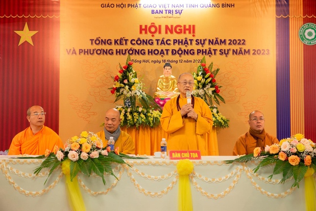 Hòa thượng Thích Tánh Nhiếp phát biểu chỉ đạo