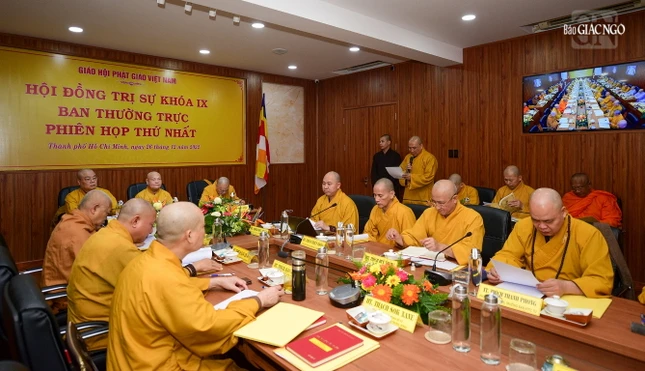 Hội nghị thống nhất nhiều nội dung quan trọng chuẩn bị cho hội nghị mở rộng Hội đồng Trị sự vào sáng mai ngày 26-12