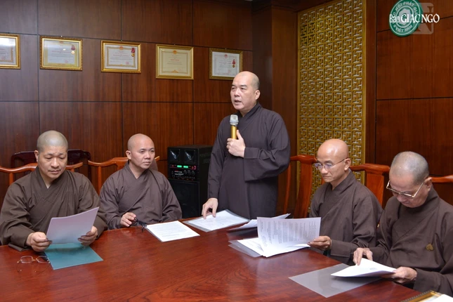 Thượng tọa Thích Truyền Cường phát biểu khai mạc