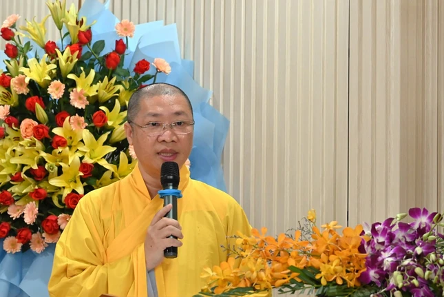 Thượng tọa Thích Thiện Thuận báo cáo Phật sự năm 2022 Thượng tọa Thích Thiện Thuận báo cáo Phật sự năm 2022