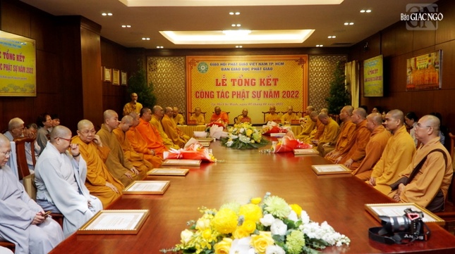 Hội nghị tổng kết Phật sự năm 2022, đề ra phương hướng Phật sự năm 2023 của Ban Giáo dục Phật giáo TP.HCM