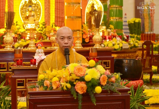 Thượng tọa Thích Quang Thạnh cũng nêu ý nghĩa và lợi ích thiết thực của việc trì tụng kinh Dược Sư