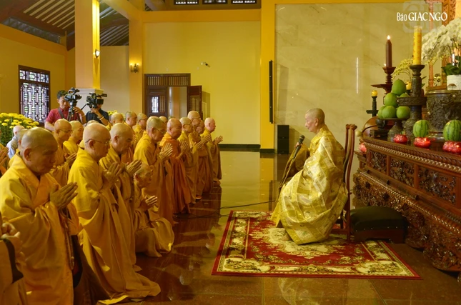 Có lời huấn thị đến Tăng Ni dịp đầu xuân mới Quý Mão Có lời huấn thị đến Tăng Ni dịp đầu xuân mới Quý Mão