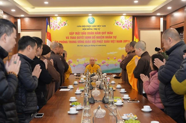 Chư tôn đức khánh tuế, chúc mừng Xuân Quý Mão đến Hòa thượng Thích Thanh Nhiễu