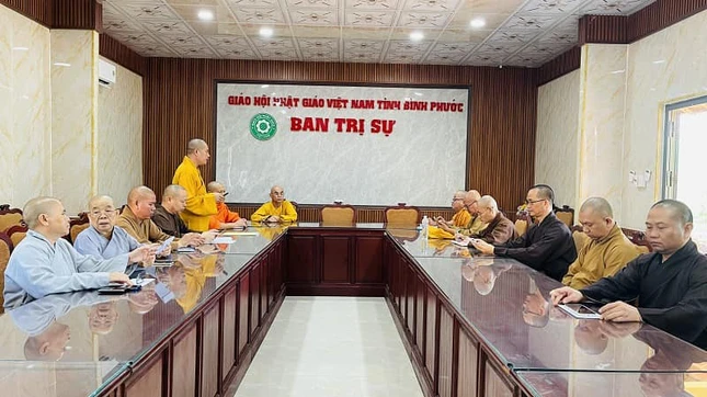 Buổi họp thống nhất các hoạt động Phật sự quý II-2023 Buổi họp thống nhất các hoạt động Phật sự quý II-2023