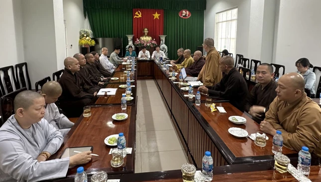 Ban Tôn giáo tỉnh, Ban Trị sự GHPGVN tỉnh gặp mặt trao đổi, thống nhất hoạt động Phật sự Ban Tôn giáo tỉnh, Ban Trị sự GHPGVN tỉnh gặp mặt trao đổi, thống nhất hoạt động Phật sự