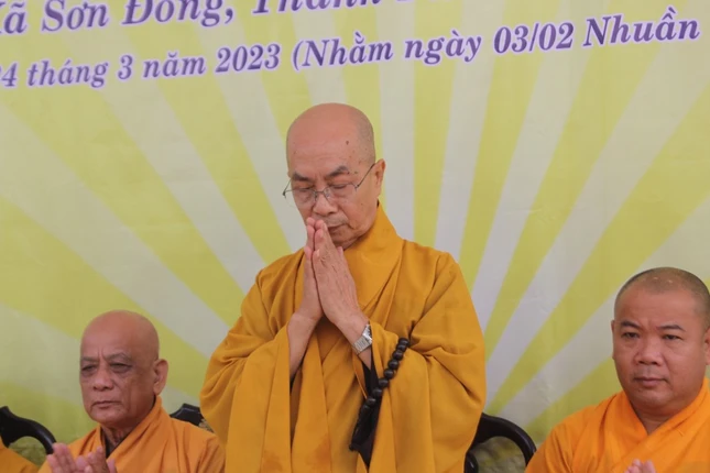 Hòa thượng Thích Nhựt Tấn đã có lời khuyến tấn đến Ban Hộ tự chùa Phước Long