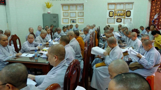 Buổi họp rà soát công tác tổ chức Đại lễ