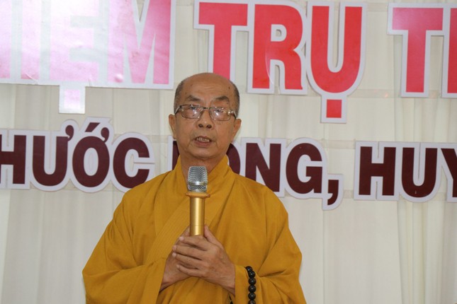 Hòa thượng Thích Nhựt Tấn ban đạo từ