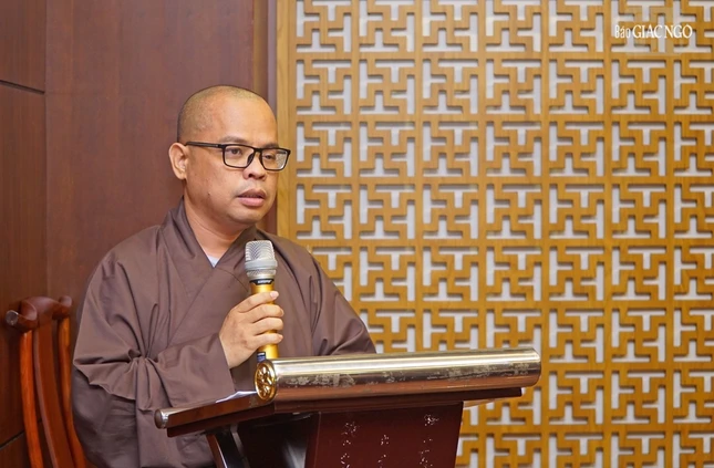 Đại đức Thích Thiện Châu thông qua Quy chế hoạt động của Ban Kiểm soát T.Ư, trình chương trình hoạt động Phật sự năm 2023 của Ban Kiểm soát TP