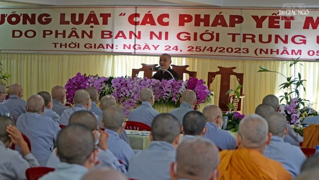 Nhiều vấn đề liên quan đến giới đàn được chia sẻ tại khóa học