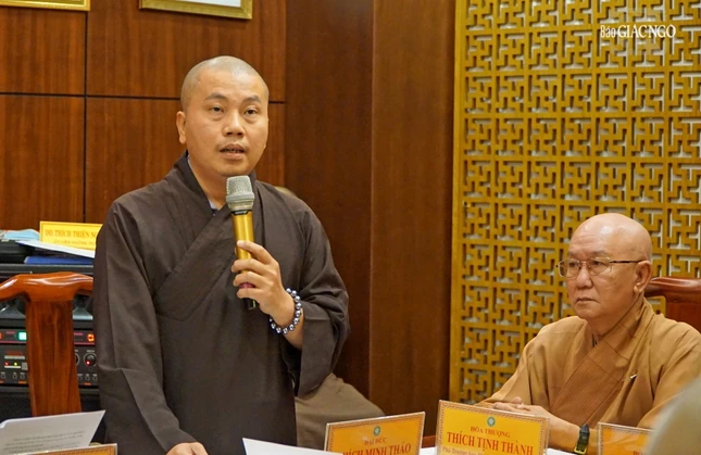 Đại đức Thích Minh Thảo báo cáo hoạt động Phật sự 6 tháng đầu năm Đại đức Thích Minh Thảo báo cáo hoạt động Phật sự 6 tháng đầu năm