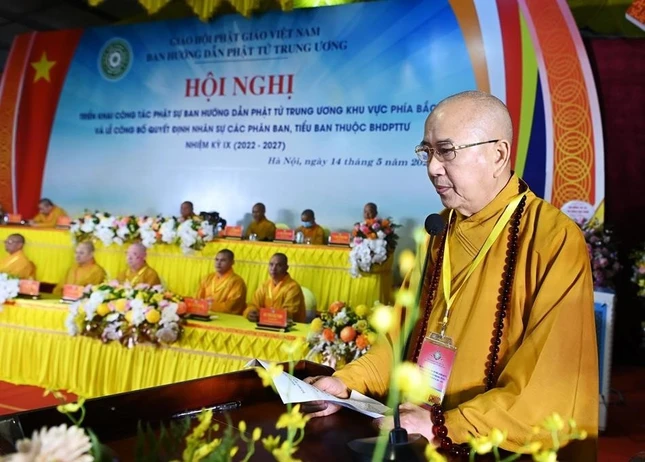 Hòa thượng Thích Khế Chơn phát biểu khai mạc