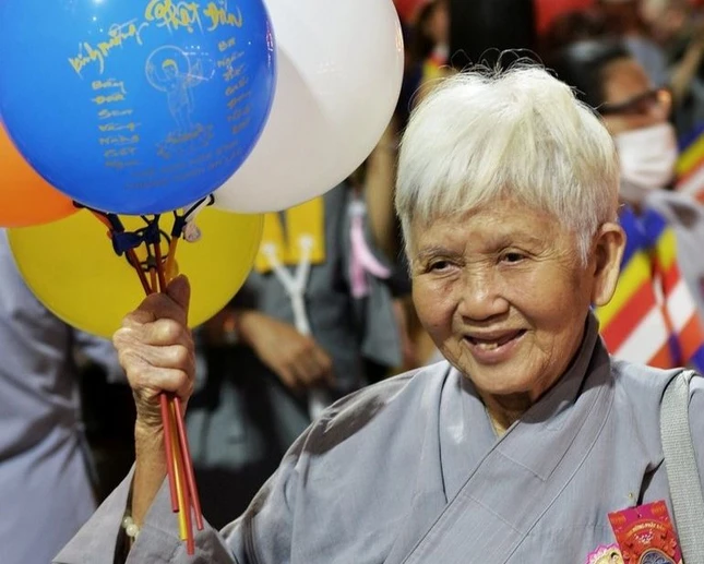 Cụ bà Diệu Tâm, 86 tuổi - Ảnh: Thế Phong Cụ bà Diệu Tâm, 86 tuổi - Ảnh: Thế Phong