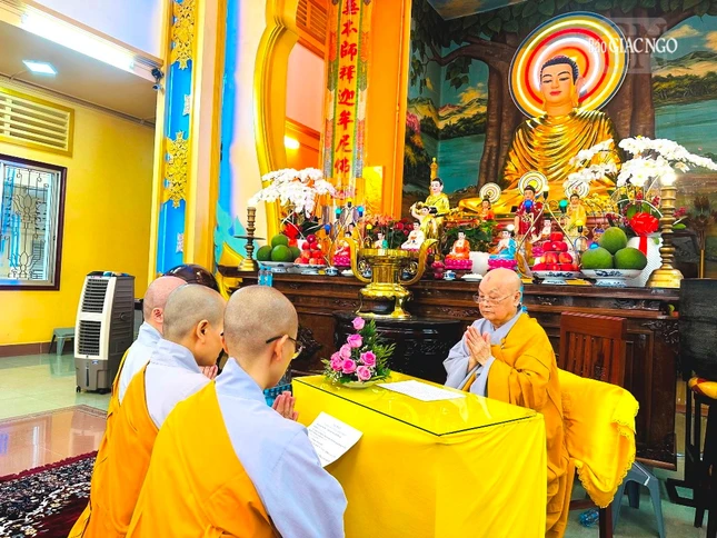 Chư Ni tác pháp an cư tại trường hạ tổ đình Từ Nghiêm