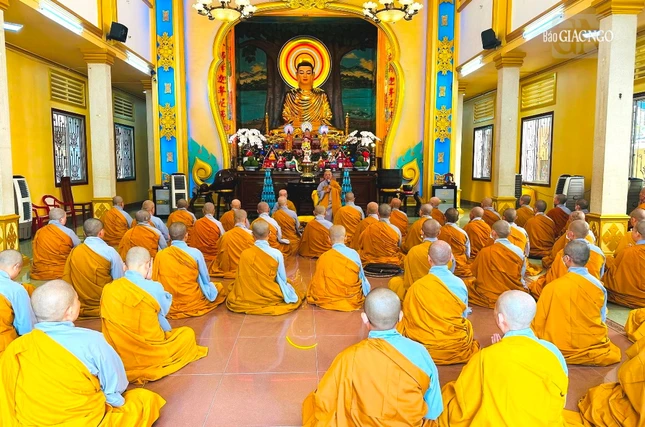 Trường hạ tổ đình Từ Nghiêm tập trung có gần 100 hành giả An cư kiết hạ Phật lịch 2567