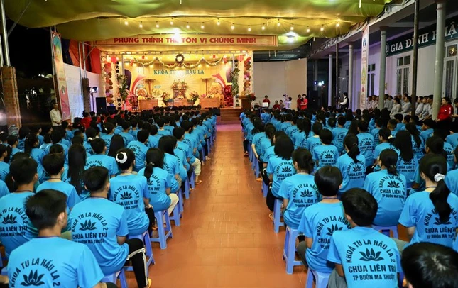 Khóa tu La Hầu La lần thứ 2 có sự tham gia của 300 tu sinh tham gia