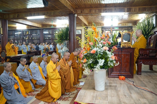 Hòa thượng Thích Bảo Nghiêm đã có thời pháp thoại đầu tiên tại trường hạ chùa Bồ Đề