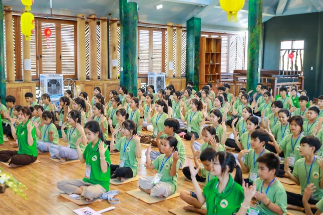 Nhiều hoạt động bổ ích trong khóa tu mùa hè tại chùa An Thái