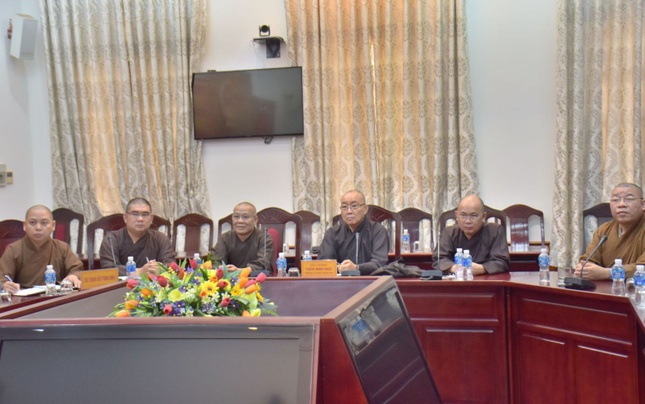 Chư tôn đức Ban Thường trực Ban Trị sự tỉnh có buổi làm việc với lãnh đạo tỉnh