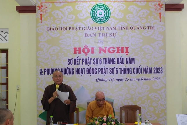 Thượng tọa Thích Quảng Thiện được giới thiệu chức danh Phó Trưởng ban Thường trực Ban Trị sự tỉnh nhiệm kỳ 2022-2027