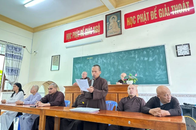 Đại đức Thích Nguyên Tấn công bố quyết định