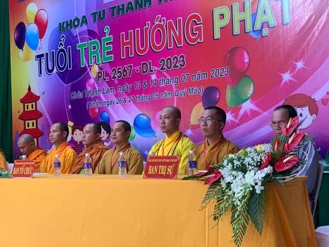 Chư tôn đức chứng minh, tham dự khóa tu