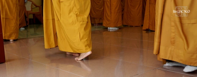 Mỗi bước chân tỉnh thức, góp phần làm nên nét đẹp trong tu học của chư Ni tại đây