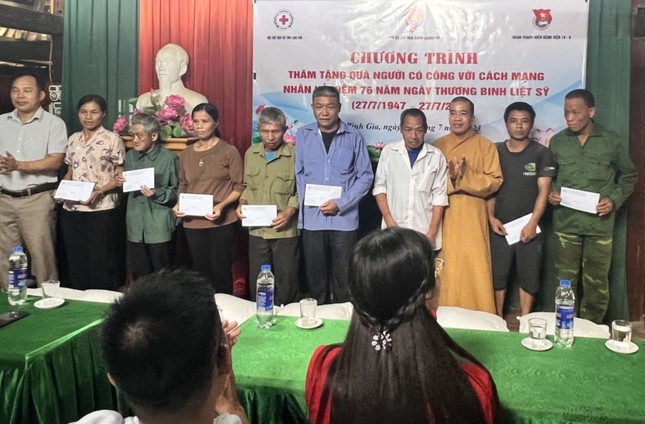 Tặng quà đến 80 gia đình chính sách