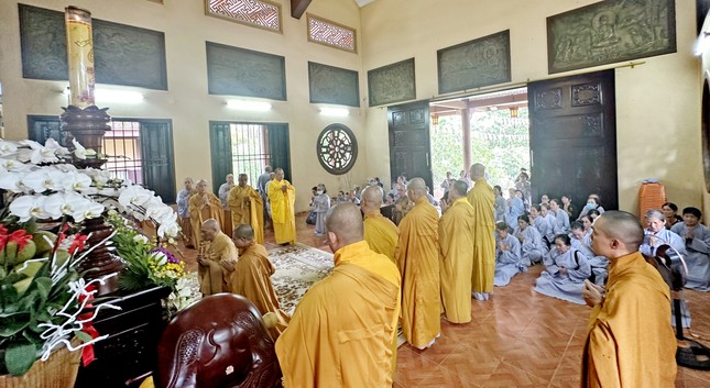 Lễ tưởng niệm Hòa thượng Thích Hồng Liên tại chùa Phước Chơn, tỉnh Tiền Giang