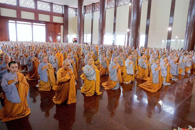 Chư hành giả Ni an cư tại chùa Thanh Tâm