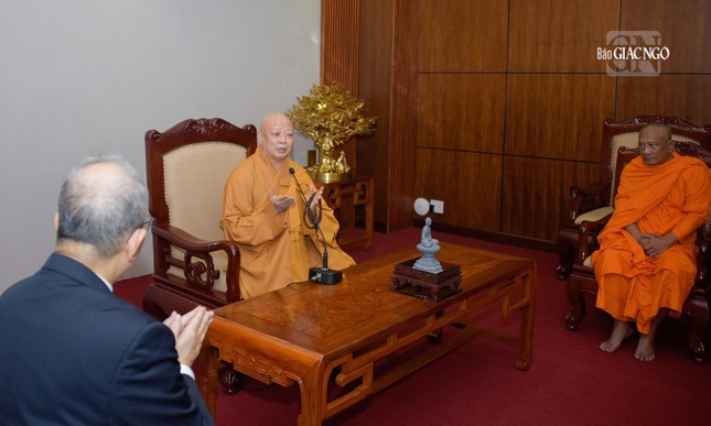 Hòa thượng Thích Lệ Trang cho biết thông điệp Từ bi của WFB luôn hướng đến chính là tinh thần Từ bi của Đạo Phật