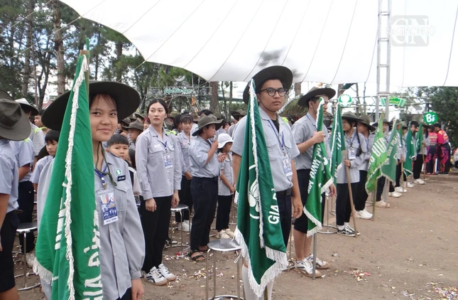Hội trại diễn ra trong 4 ngày 3 đêm tại chùa Linh Sơn