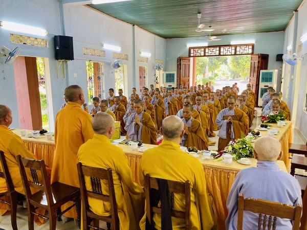 Tại cư xá Ni - Trường Trung cấp Phật học Bình Định