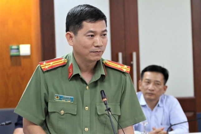 Ông Lê Mạnh Hà, Phó phòng Tham mưu Công an TP.HCM - Ảnh: N.T Ông Lê Mạnh Hà, Phó phòng Tham mưu Công an TP.HCM - Ảnh: N.T