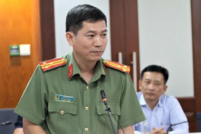 Ông Lê Mạnh Hà, Phó phòng Tham mưu Công an TP.HCM - Ảnh: N.T