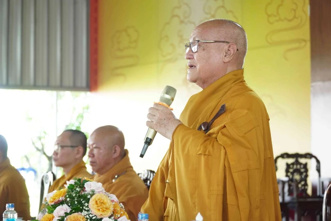 Hòa thượng Thích Nhật Quang nhấn mạnh mục đích tối thượng mà hàng xuất gia hướng đến là giác ngộ giải thoát