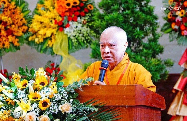 Hòa thượng Thích Nhựt Hỷ, Trưởng ban Tổ chức phát biểu khai mạc