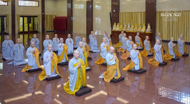 Tại trường hạ Việt Nam Quốc Tự lần đầu tiên Ban Tổ chức tổ chức cho giới tử tòng hạ học luật, các nghi thức thiền môn, nghi thức tấn đàn thọ giới... để chuẩn bị thọ giới Đại giới đàn Bửu Huệ